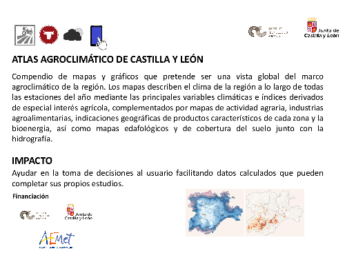 Atlas agroclimático de Castilla y León
